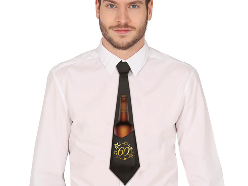Cravată aniversară pentru șaizeci de ani - 1 buc.