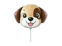 Balon din folie pentru lipit Câine - 36cm - 1 buc.