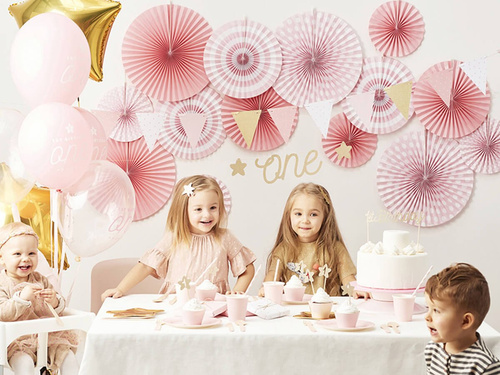 Rozete suspendate roz deschis - 3 buc.