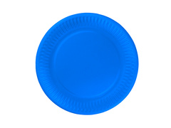 Farfurii de hârtie albastre - 18 cm - 6 buc.