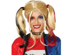 Peruca a'la Harley Quinn cu cozi de cal