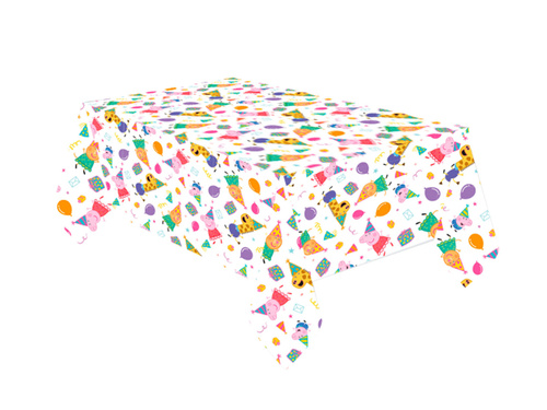 Față de masă aniversară Peppa Pig - 120x180 cm - 1 buc.