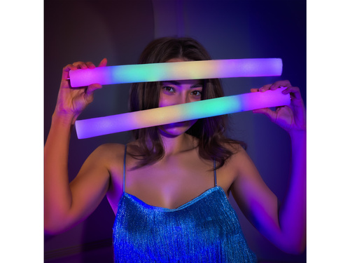Baston din spumă LED - 48 cm - 1 buc.