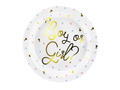 Farfurii băiat sau fată pentru Baby Shower - 23 cm - 6 buc.