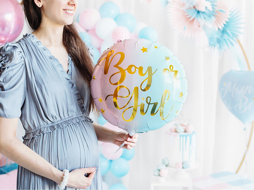 Băiat sau fată balon de folie - 35 cm - 1 buc.