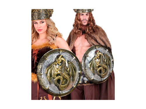 Scut dragon cu mânere - 48 cm