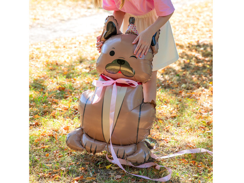 Balon folie în picioare câine Bulldog- 60x98 cm - 1 buc.