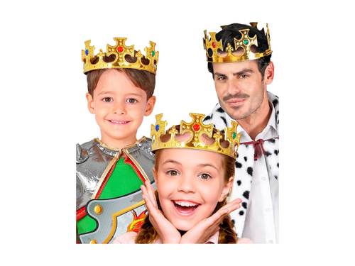 Coroană regală, reglabilă - pentru copii și adulți
