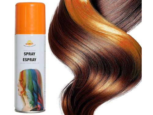 Spray de păr lavabil pastel 125 ml - portocaliu