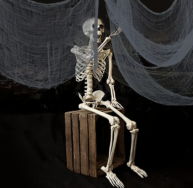 Plasă de Halloween gri - 76 x 300 cm - 1 buc.