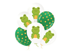 Baloane pastel broasca - 30 cm - 6 buc.