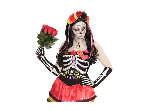 Mănuși de schelet 50 cm - imprimate pe față și pe spate