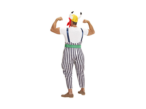 Costum galic cu cască cu împletituri