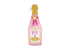 Balon cu folie cu sticla de sampanie - 37" - 1 buc.