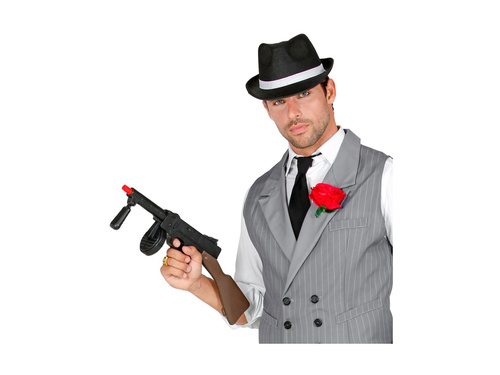 Mitralieră Tommy Gangster cu sunet - 50 cm