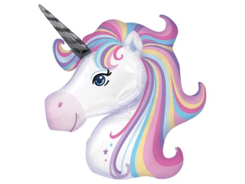 Balon din folie Pastel Unicorn - 74x76 cm - 1 buc.