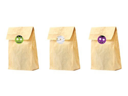 Pungi de bomboane din setul Halloween Monsters - 6pc.