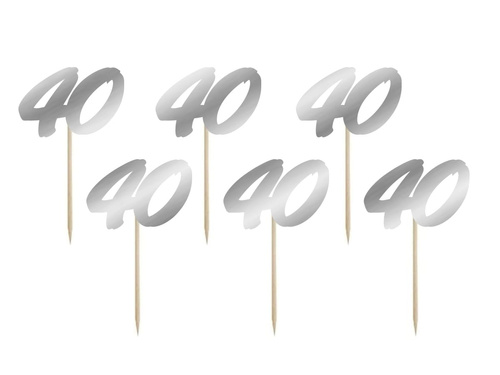 Picuri pentru tort 40 - 6 buc.