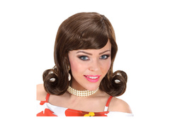 Peruca maro Flip din anii 1960.