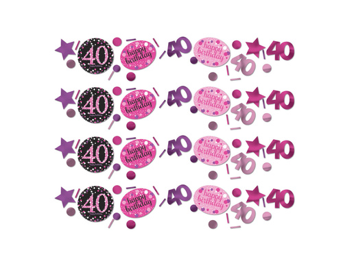 Confetti roz pentru 40 - patruzeci - 34g