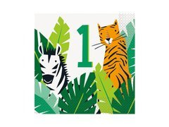Șervețele pentru petrecerea de aniversare Safari - 16 buc.