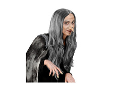 Peruca gri Crudelia - gri lung