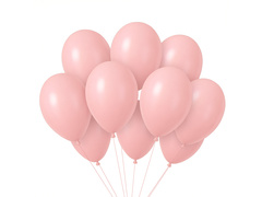 Baloane latex roz pastel - 10 buc.