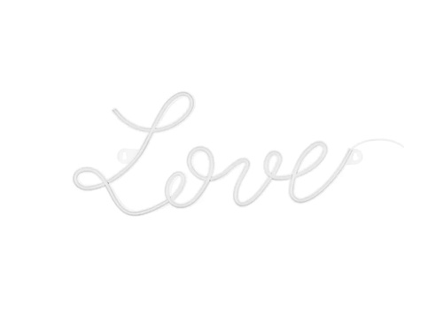 Decorative neon LED Dragoste