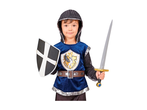 Set cruciat: scut și sabie - sabie 49 cm, scut 19 cm