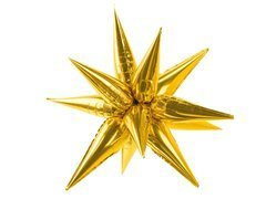 Balon 3D cu stea aurie - 95 cm - 1 buc.