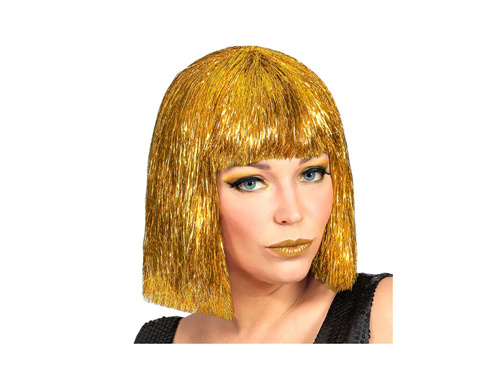 Peruca aurie strălucitoare Vegas