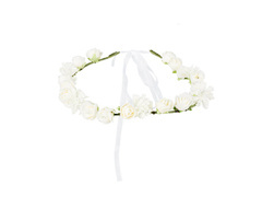 Ghirlandă cu trandafiri albi - 1 buc.