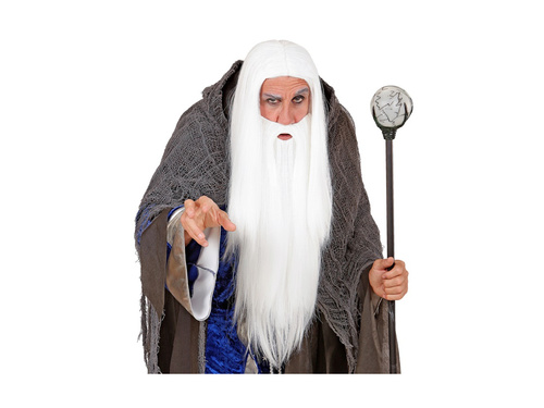 Peruca cu barbă de vrăjitor