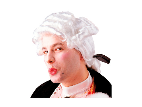 Peruca Casanova, creț alb