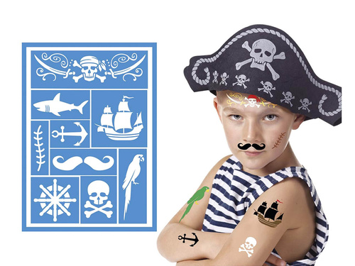 Șablon de machiaj Pirat