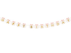 Banner "Happy Birthday Cats" - 280 x 12 cm - 1 buc.