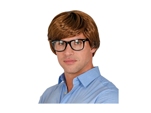 Peruca maro pentru un bărbat