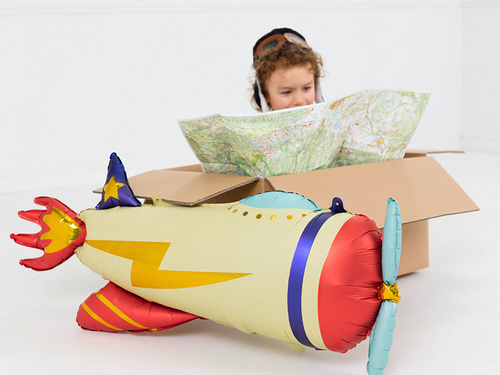 Balon din folie Avion - 91 x 39 cm - 1 buc.