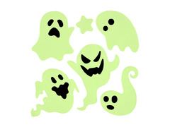 Gel fluorescent autocolant pentru ferestre Fantome - 1 set