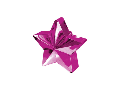 Greutate balon umplut cu heliu - Steaua roz - 150 g.