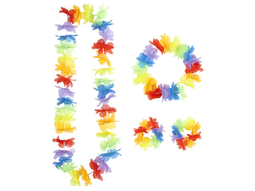 Set - set hawaiian colorat - 4 piese