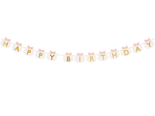 Banner "Happy Birthday Cats" - 280 x 12 cm - 1 buc.