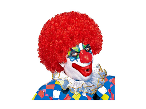 Clovn peruca rosu afro păr