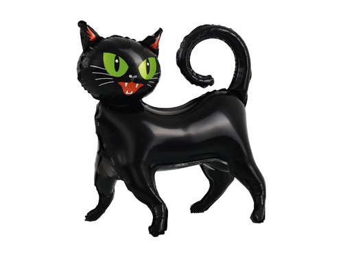 Black Kitten balon de folie în picioare - 62 x 65 cm - 1 buc.