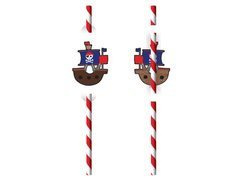 Paie pentru ziua de naștere Pirate Map - 20 cm - 8 buc.