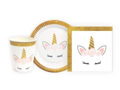 Frumos set aniversar Unicorn - 44 buc.
