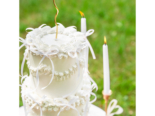 Pickere pentru prăjituri - alb - 10 buc.