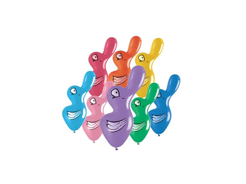 Forme balon Duckies mix de culori - 5 buc