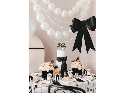 Farfurii aniversare "Hello 40" - 18 cm - 6 buc.