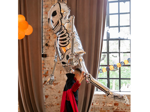Balon cu schelet de Halloween - 113 x 320 cm - 1 buc.